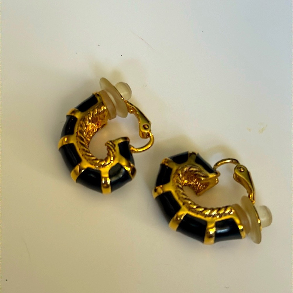 St. John vintage clips Earings